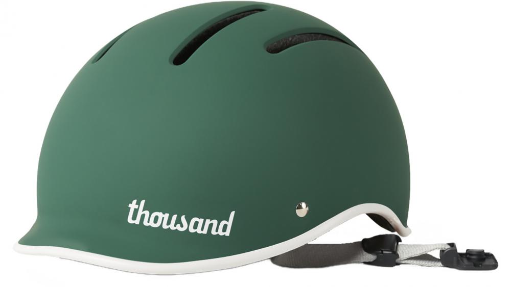 Thousand JR Kinderfahrradhelm Going Green XS 49-53 cm - leichter sicherer Fahrradhelm mit Dial-Fit System, Belüftung und abnehmbarem Visier