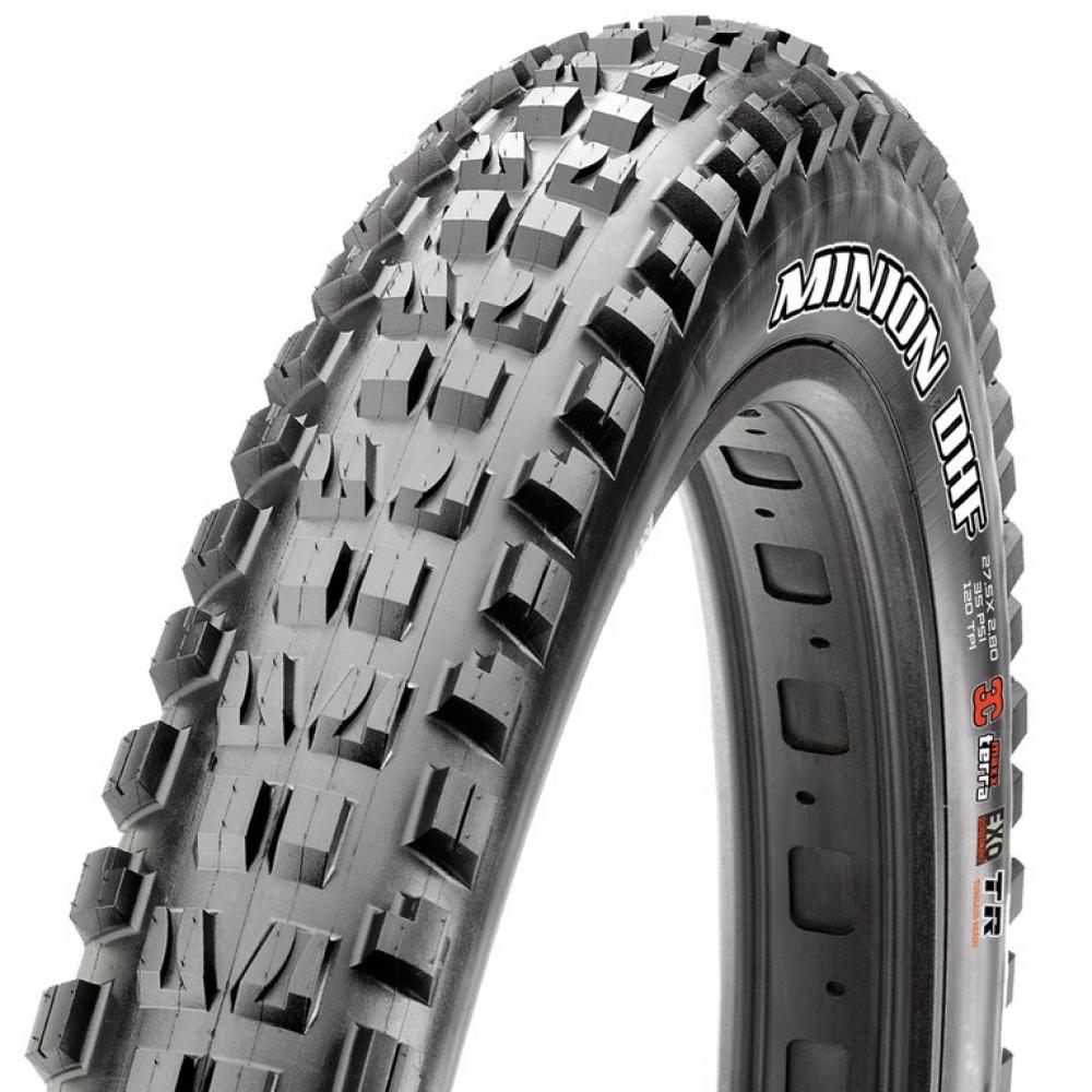 Maxxis Faltreifen Maxxis Minion DHF+ 27.5x2.80 Zoll 71-584 schw. TLR