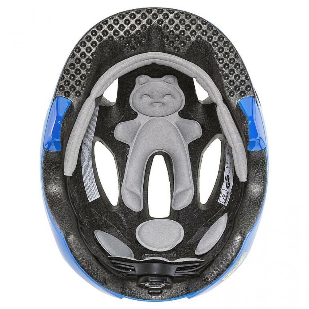 uvex oyo style Kinder-Fahrradhelm blue rocket 45-50 Zentimeter - Baby Bear Polsterung, xTRA Shield, KID PROtect, EN 1078, 230 Gramm