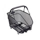 Racktime Baskit Trunk Small Fahrradkorb, schwarz, 20 l Volumen, 38,8 x 25,5 x 27,4 cm, Snapit 2.0 Adapter, max. 10 kg Zuladung, ideal für Fahrräder