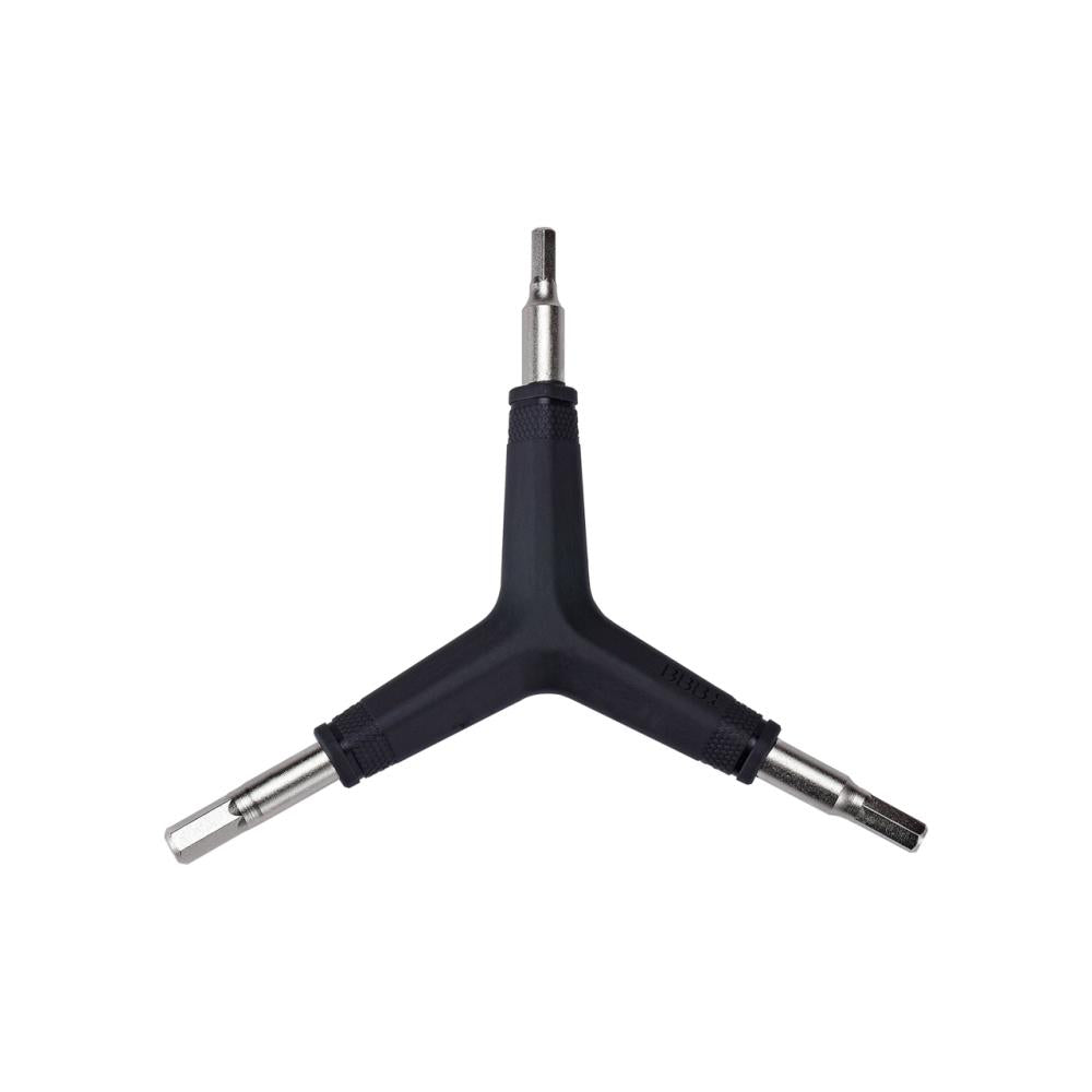 BBB Cycling BBB Innensechskantschlüssel ThreeStar 2/2.5/3mm schwarz 2/2.5/3 mm - kompakter Multi-Innensechskantschlüssel