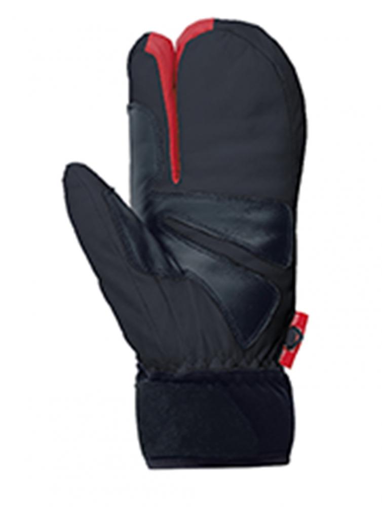 CHIBA Race Series Trigger - wasserdichter Lobster-Radhandschuh, schwarz, Größe 6,5