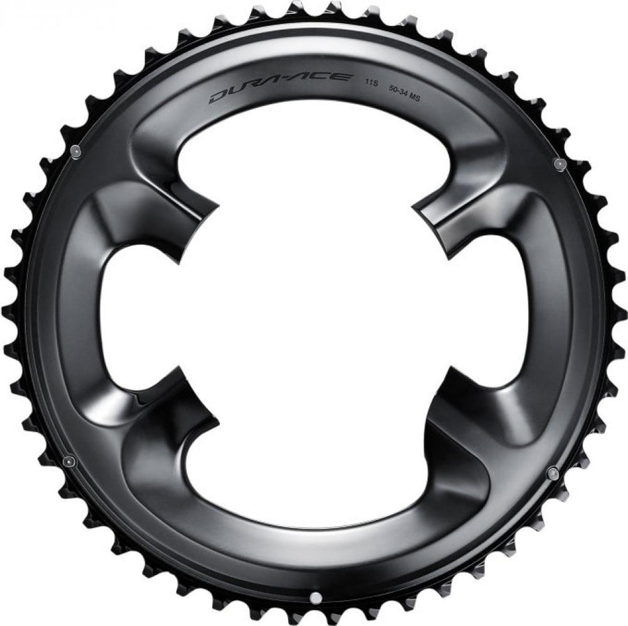SHIMANO Kettenblatt DURA-ACE FC-R9100 50 Zähne - maximale Effizienz für Rennrad-Antriebe