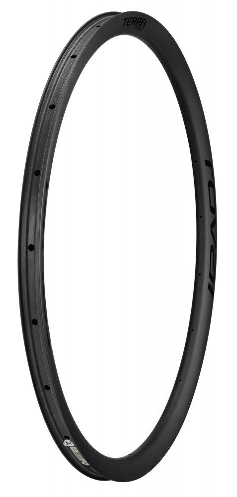 TERRA Felge RIM MY20 TERRA CLX - 700C FRONT CARBON 21H DISC 25MM INTERNAL (WC029-1) - SATIN CARBON W/ GLOSS BLACK DCL - RIM MY20 TERRA CLX, 700C, FRONT, CARBON, 21H, DISC, 25MM INTERNAL (WC029-1) - SATIN CARBON W/ GLOSS BLACK DCL