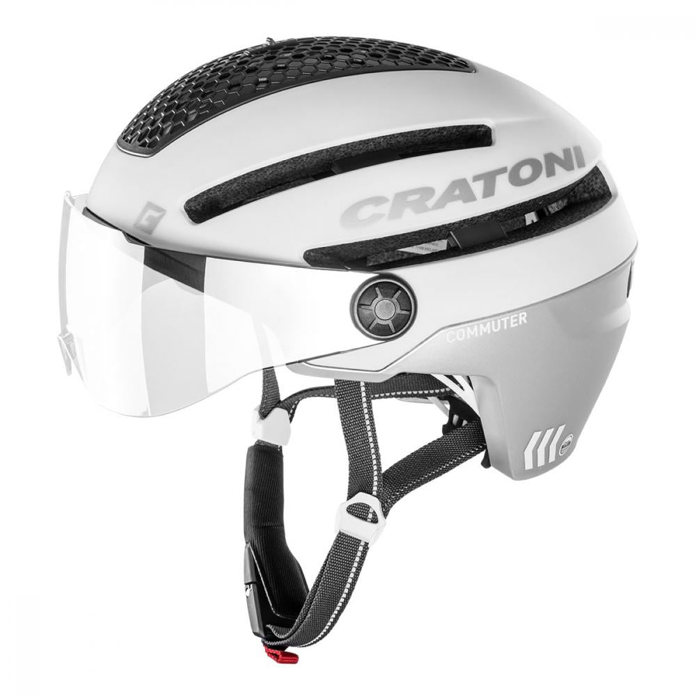Cratoni Helm Commuter Pedelec weiß matt S/M 54 bis 58cm