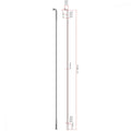 DT Swiss Speiche Revolution 2.0/1.5 VE100 schwarz 266 mm - ultraleichte Laufrad-Performance