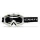 Cratoni MTB Brille C-Rage weiß glanz Scheibe transparent