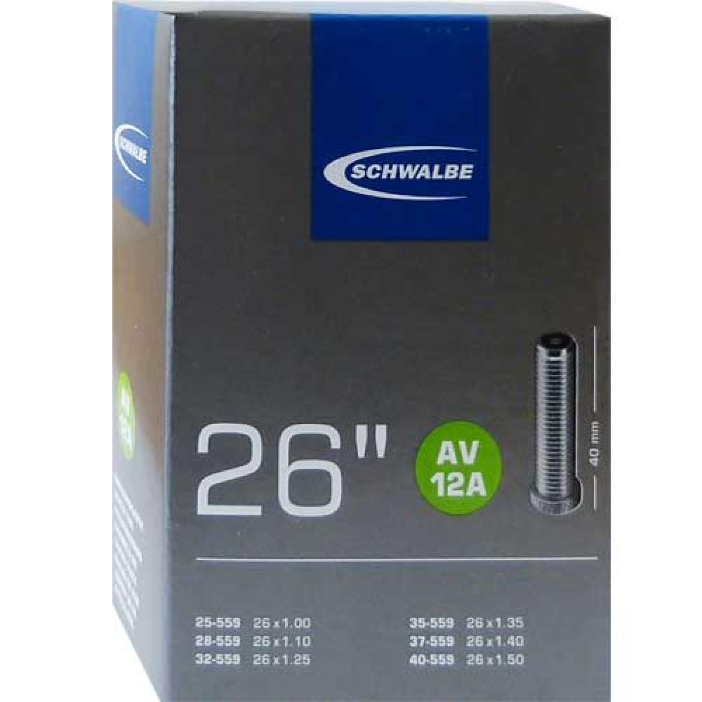 2x Schwalbe Schlauch AV12A 26x1.00-1.50 25/40-559 AV 40mm