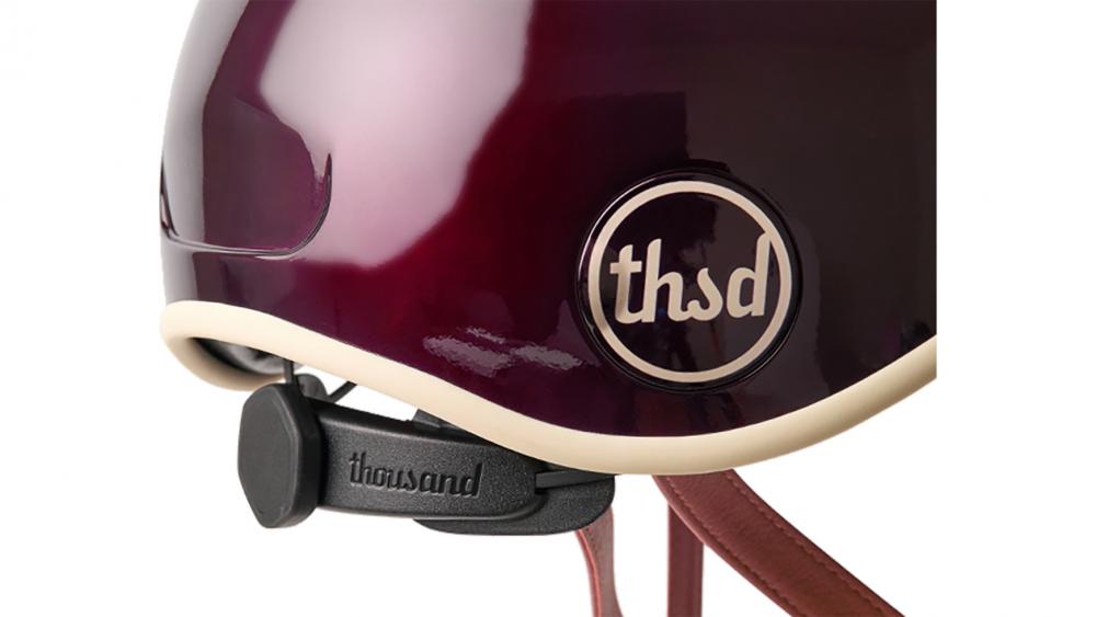 Thousand Heritage 2.0 City-Fahrradhelm M (57-59 cm) Chic-a-Cherry-Cola - magnetischer Fidlock-Verschluss, Pop-Lock, verbesserte Belüftung