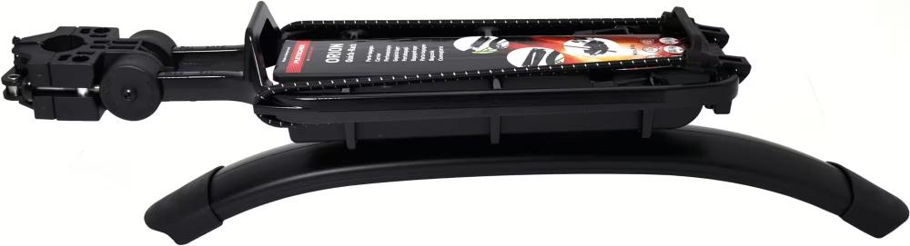 H.r. Gepäckträger Orion - Schwarz, Befestigung An Sattelstütze, Inkl. Spritzschutz, Max. 8 Kg