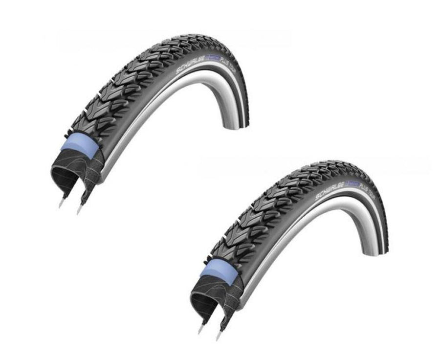 Schwalbe 2 x Reifen Drahtreifen MARATHON PLUS TOUR 28x1.60 Zoll