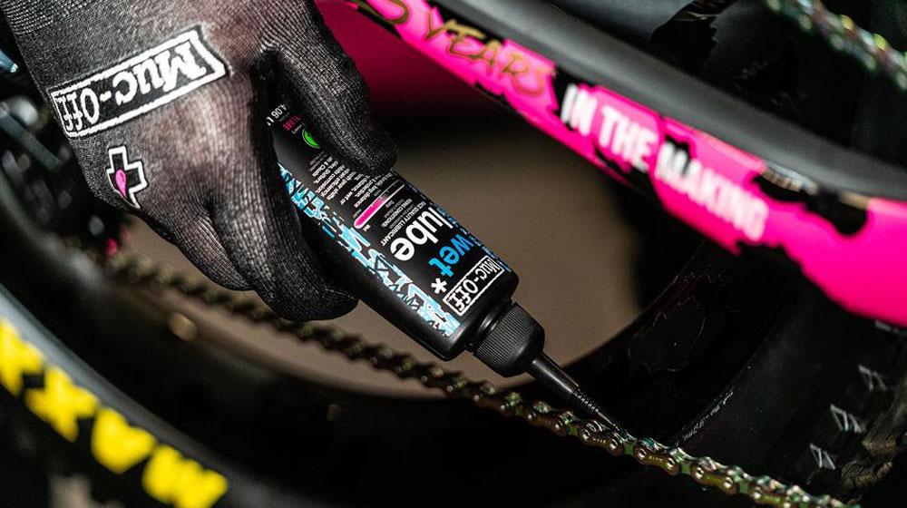 Muc-Off Wet Lube Kettenöl 50 ml - Biologisch abbaubar für nasse Bedingungen