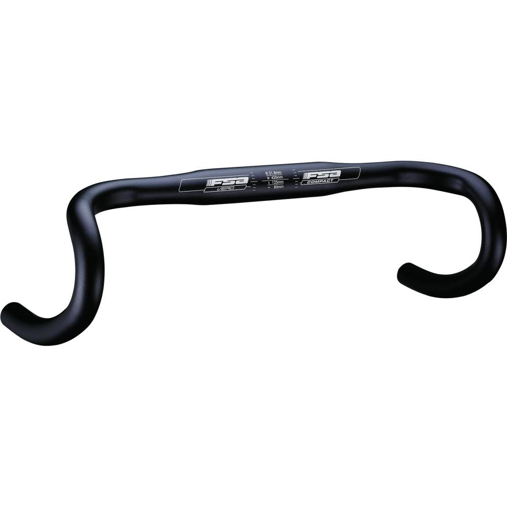 Lenker Vero Compact 31,8 X 420 Mm Schwarz - Komfortabler Rennradlenker In Moderner Ausführung