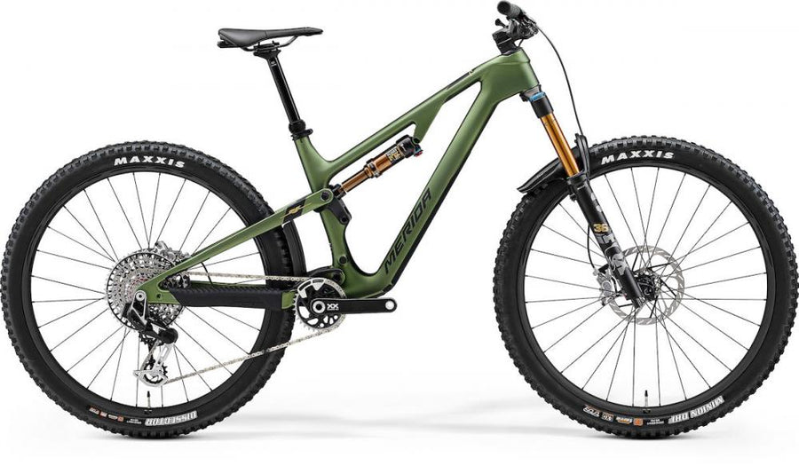 Merida ONE-FORTY 10K III2 M grün/schwarz-gold - modernes Trail-Enduro Fully