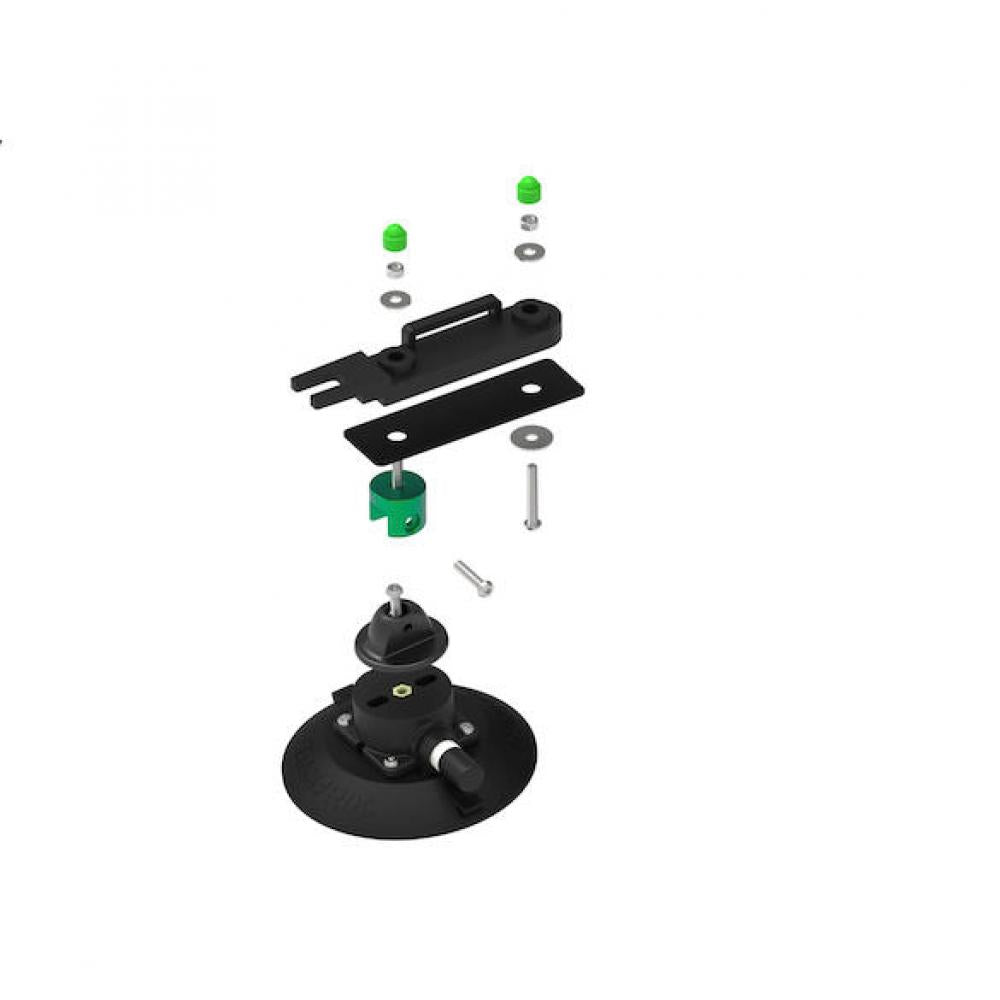 TreeFrog Dachboxträger 21 je 150 x 150/330 mm Schwarz - flexible Montage ohne Dachträger