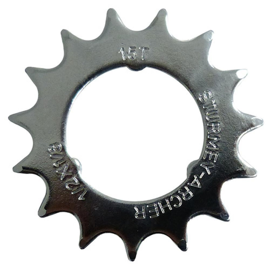 SunRace Steckkranz 15 Zähne 1/2\"x1/8\" flach HSL850