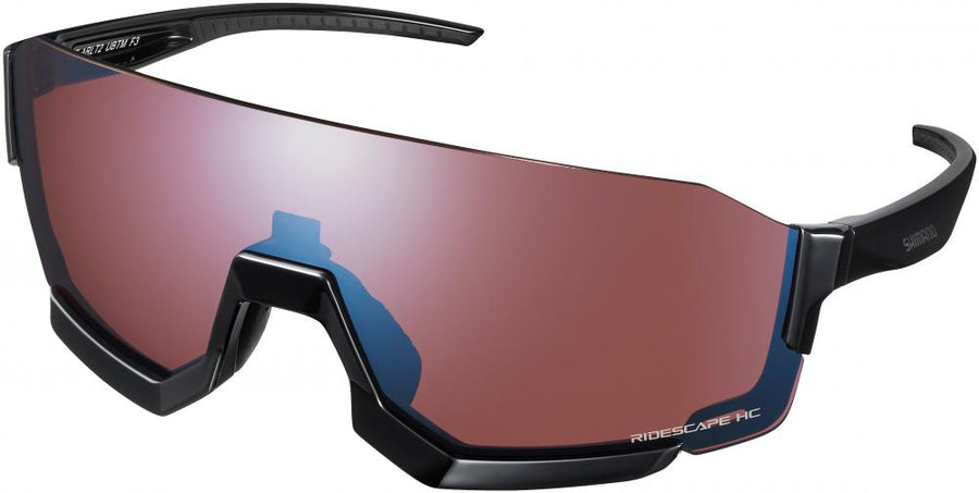 SHIMANO AEROLITE 2 RIDESCAPE HC BLACK One Size BLACK - maximale Sicht und Leichtgewicht