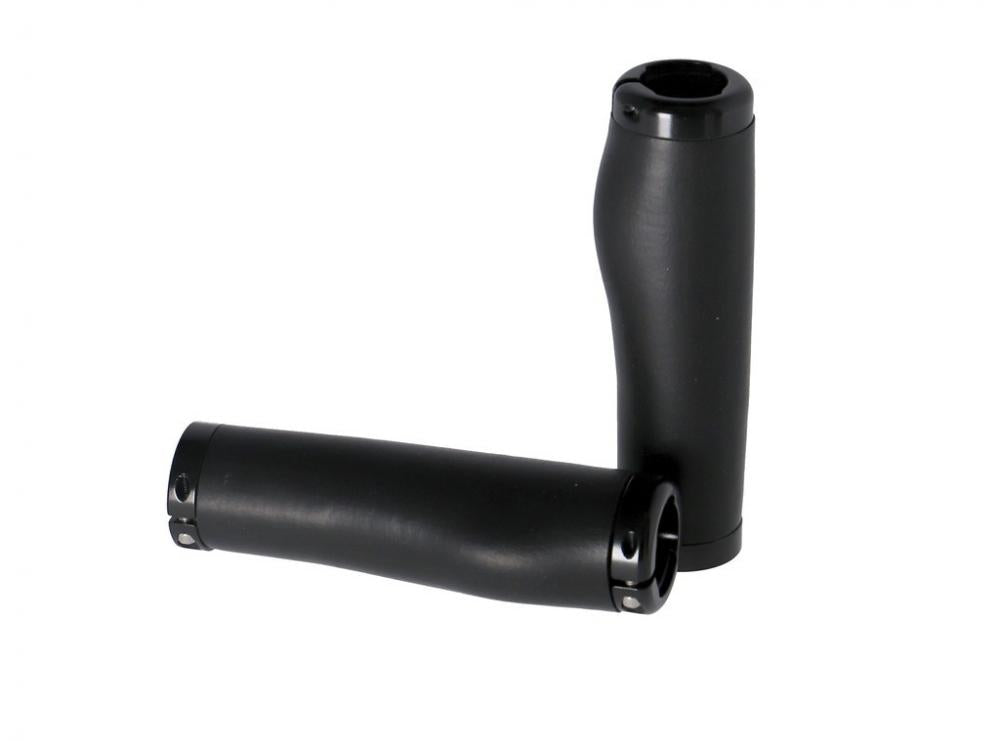 Ergotec MTB-ATB-Griffe Kyoto Silicon/Alu, 130/130mm per Paar schwarz