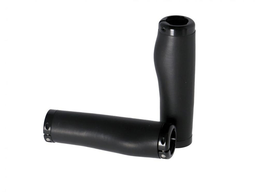 Ergotec MTB-ATB-Griffe Kyoto Silicon/Alu, 130/130mm per Paar schwarz