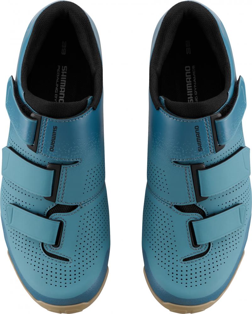 SHIMANO Fahrradschuhe XC102W Damen MTB SPD Größe 36 Blau Fahrradschuhe - frauenspezifischer XC-Schuh