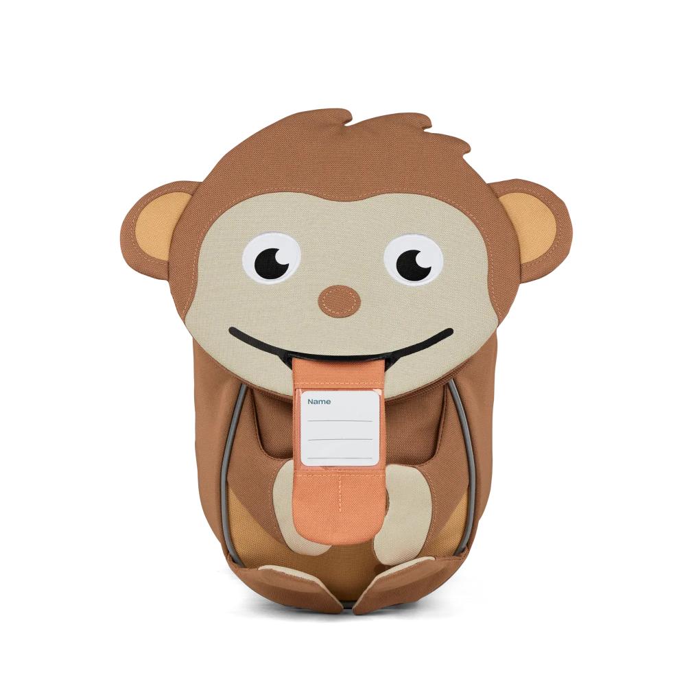 Affenzahn - Kinderrucksack Kleiner Freund Affenzahn 4 Liter - Ergonomischer Kinder Rucksack mit tierischem Design, weichen Schultergurten, Brustgurt, reflektierenden Details und Ziehzunge - Perfekt für Kita und Ausflüge