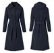 Basil Fahrrad Regentrenchcoat Mosse night blue XXL Damen