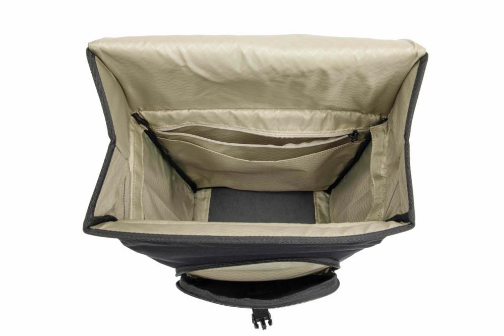New Looxs Radtasche Tulum Single Grey Green 18 l Grey - praktische Gepäckträgertasche