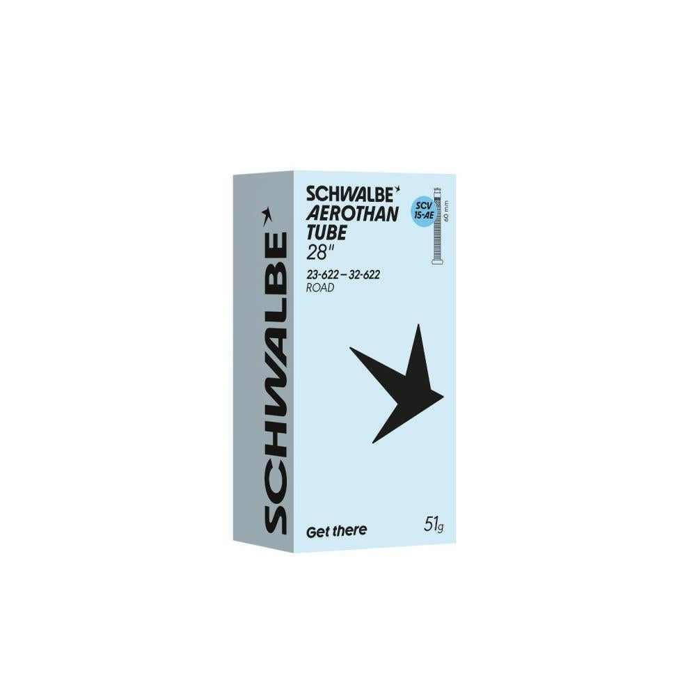 Schwalbe Aerothan Schlauch SV15 23/32-622 60mm - Ultraleichter Fahrradschlauch