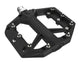 SHIMANO Pedal PD-GR400 Schwarz Flat Pedal - griffige Trail-Plattform, Schwarz