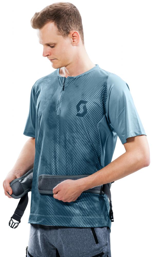 Deuter Pulse Pro 5 Hüfttasche 5 Liter Graphite - Leichtgewicht Bauchtasche mit optimaler Belüftung