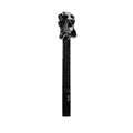 Schwarze Cane Creek Thudbuster G4 ST Sattelstütze 30,9mm mit 50mm Federweg, Parallelogramm-Mechanik, E-Bike geeignet.