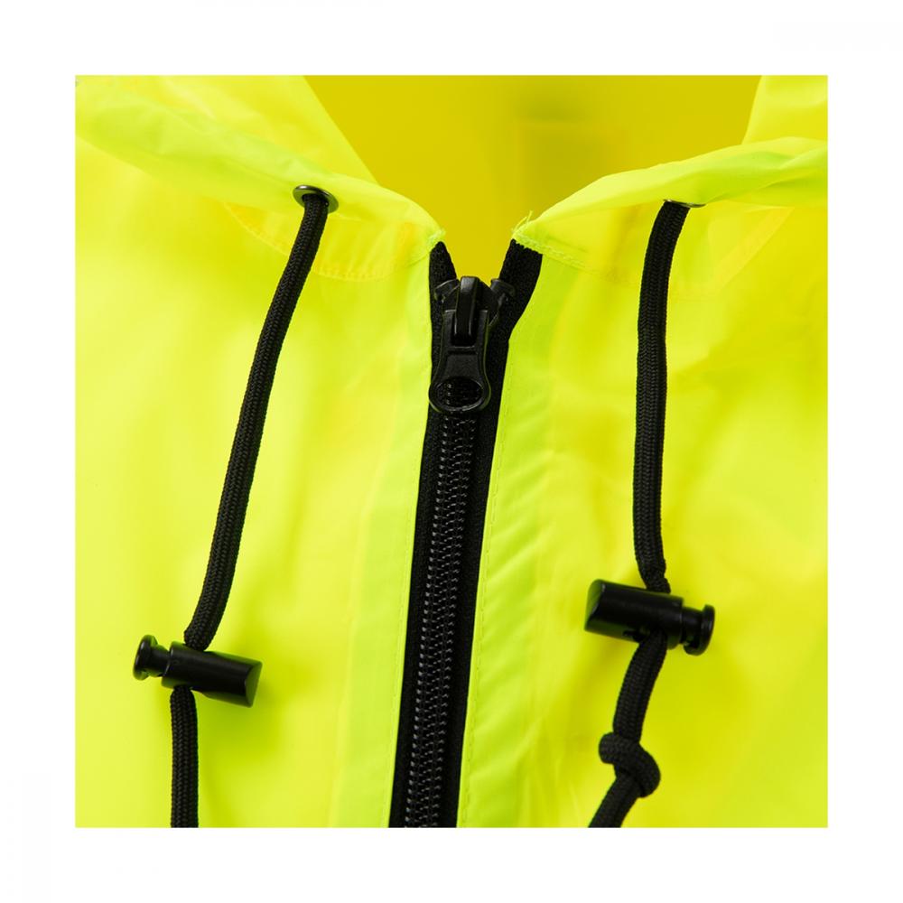 CHIBA Regenponcho - neongelb, XL/XXL, wasserdicht & winddicht