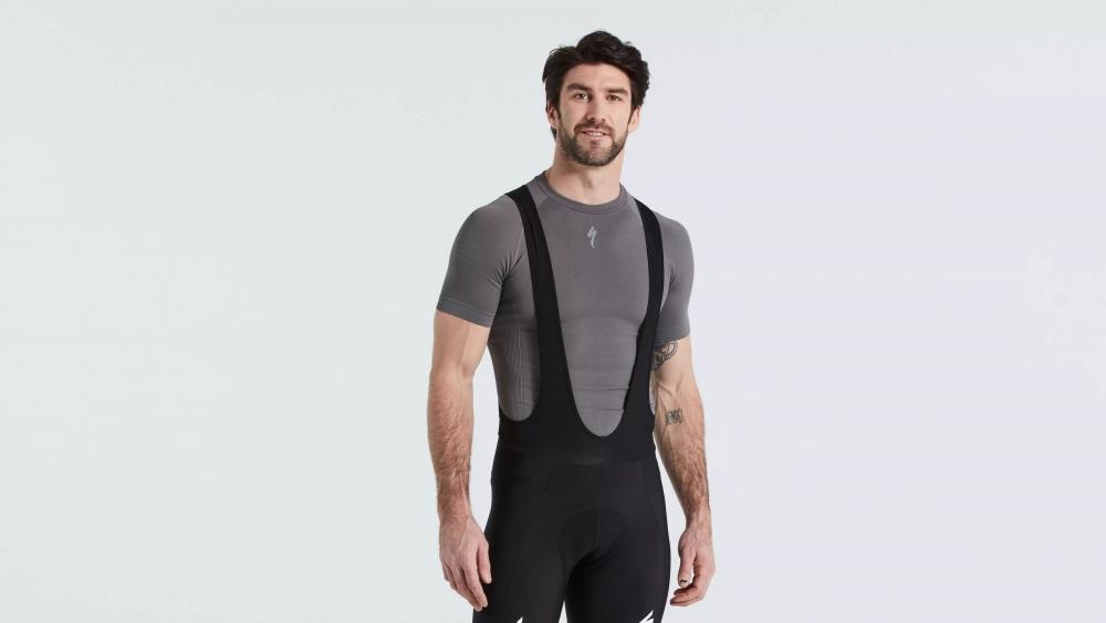 SEAMLESS BASELAYER SS MEN GRY S/M - Bekleidung