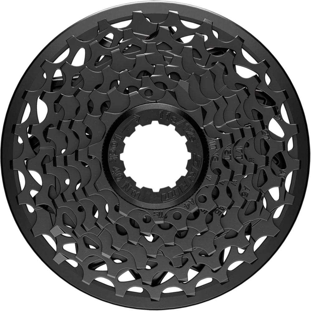 SRAM Kassettenzahnkranz "PG 720"n7-fach - mit Shimano 11-fach Freilaufkörper kompatibel mit SRAM 11-fach Ketten kompatibel schwarz 11-13-15-17-19-22-25Zähne Mod.25
