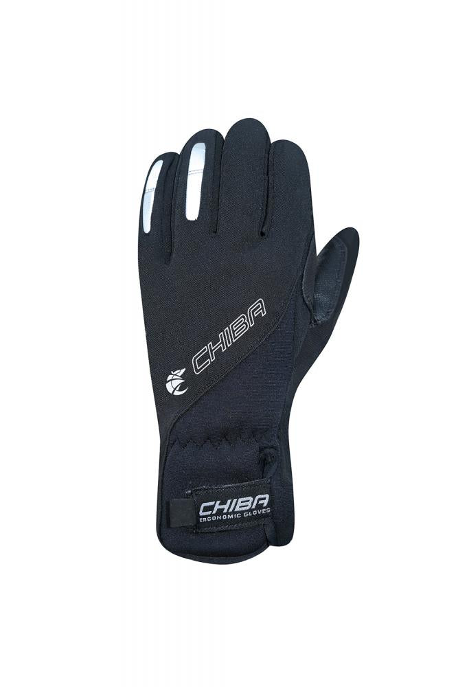 CHIBA Warm Winter - wasserdichte Winter-Radhandschuhe schwarz XXL