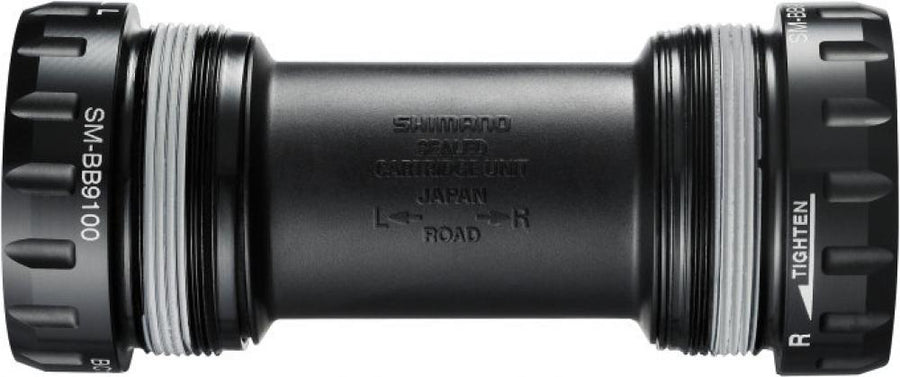 Schwarzes SHIMANO DURA-ACE R9100 BSA Innenlager SM-BB9100 für BSA-Gewindegehäuse.