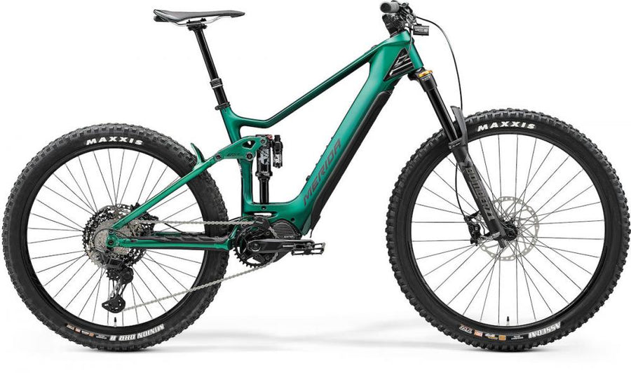 Merida eONE-SIXTY 8000 EP2 L (47) Grün/Schwarz - leistungsstarkes E-MTB für anspruchsvolle Trails