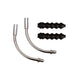 BBB Cycling BBB Führungsröhrchen VeePipe 2st silber 2 Stück silber - präzise Kabelführung für V-Brakes
