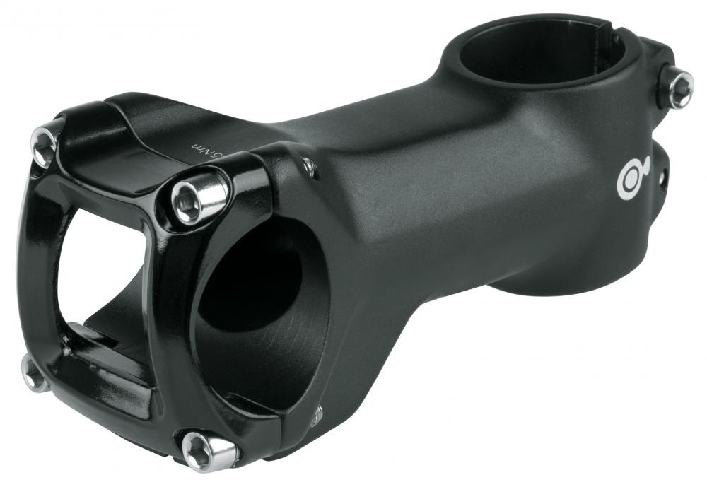MonkeyLink Vorbau AS-ML2 95 mm, 7° Winkel, 31,8 mm Lenkerklemmung, 1 1/8" Ahead, Aluminium, kompatibel mit MonkeyLink-System, schwarz, ideal für E-Bikes