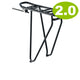 racktime Gepäckträger BASIC 2.0 20 Zoll schwarz mit Federklappe
