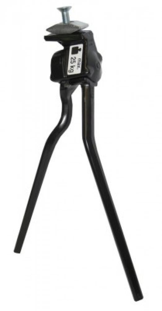 Pletscher Zweibeinständer ESGE 28 Zoll schwarz, max. 25 kg Tragkraft.