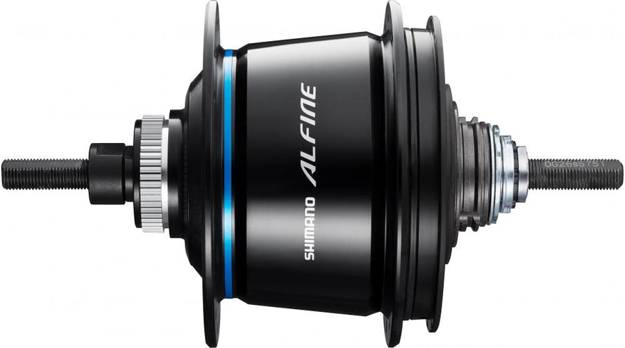 SHIMANO Getriebenabe ALFINE Di2 SG-S7051-8 32 Loch Schwarz - 7051-8, Schwarz