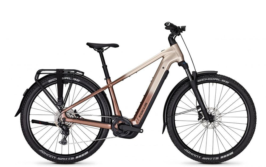 Focus AVENTURA² 6.7 29" Diamant Rahmengröße XL Adamantsilver / Platinumbronze - E-Trekking für Alltag & Tour