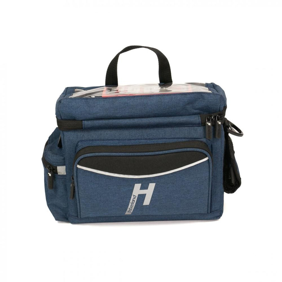 Haberland Lenkertasche 8l Max blau - praktische Klickfix-Lenkerlösung für Touren