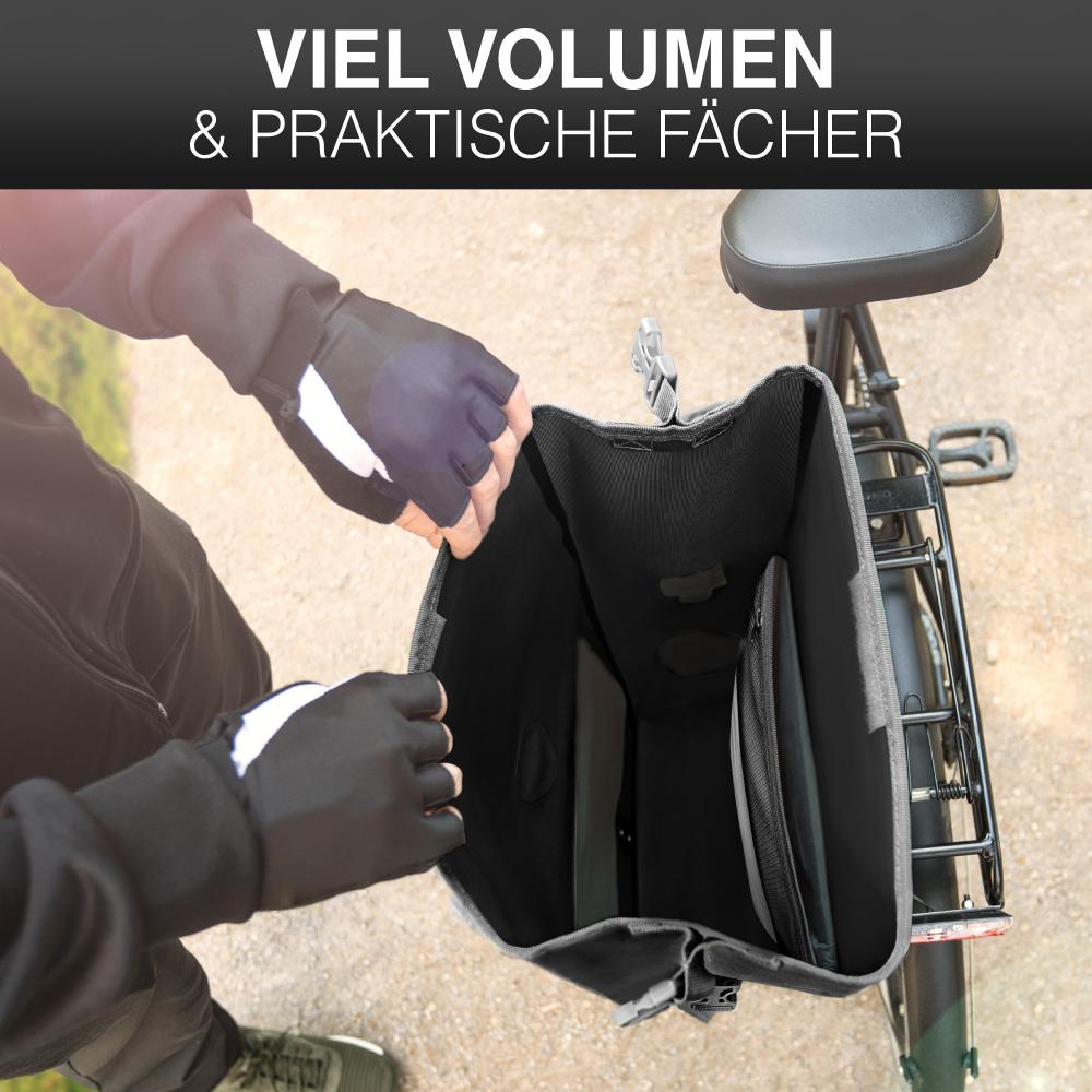 Valkental Gepäckträgertasche ValkOcean Orca schwarz