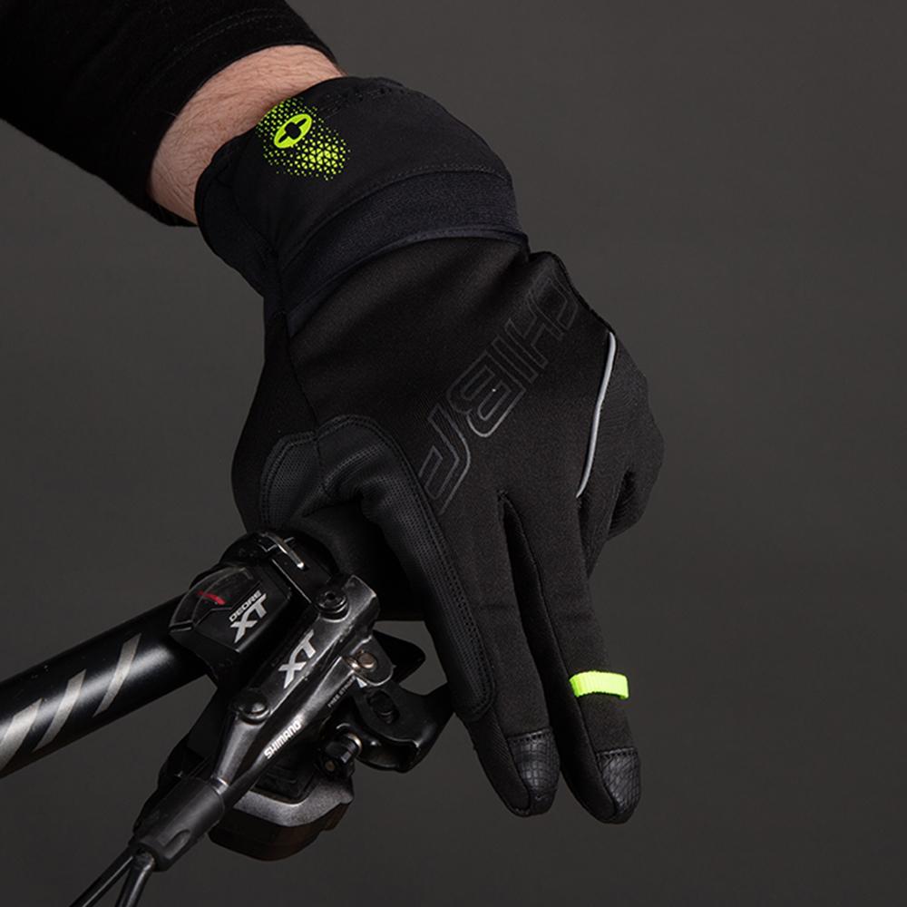 CHIBA Express+ - Radhandschuhe XS schwarz, wind- & wasserdicht mit Gelpolsterung