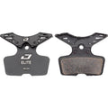 Jagwire Disc Elite Cooling Bremsbeläge Semi-Metallic für SRAM/AVID - Aluminium-Kühlrippen
