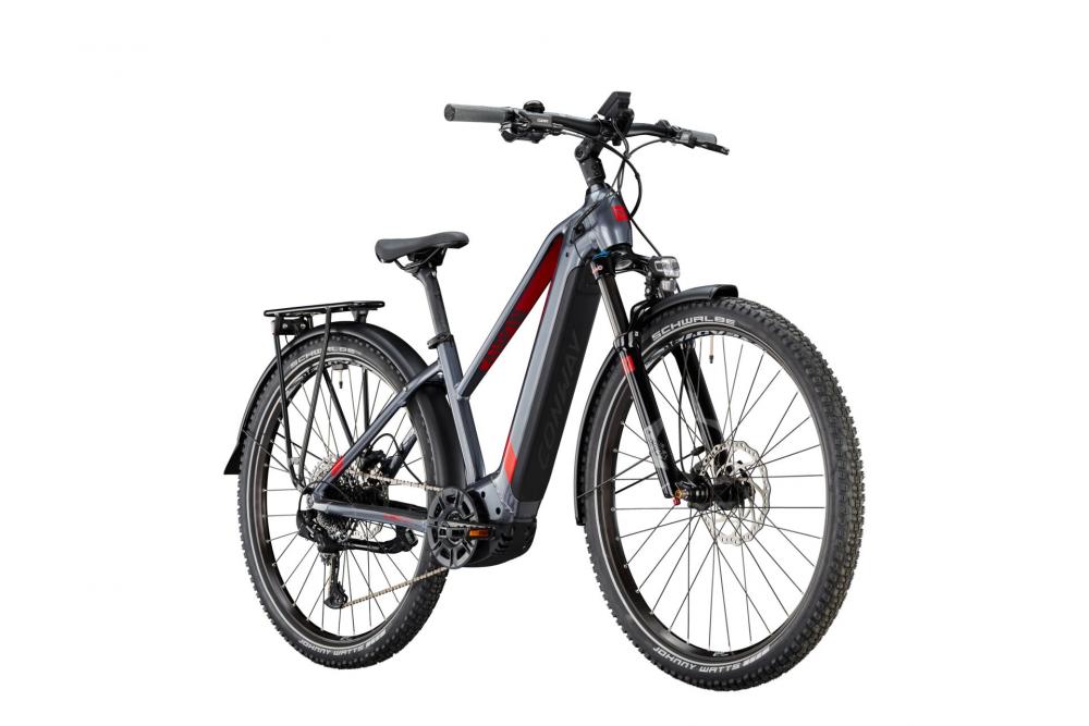 Conway Cairon SUV 5.0 E-SUV Trapez 29 Zoll S, Bosch Performance CX, 750 Wh, SRAM SX Eagle 12-Gang, grey-red