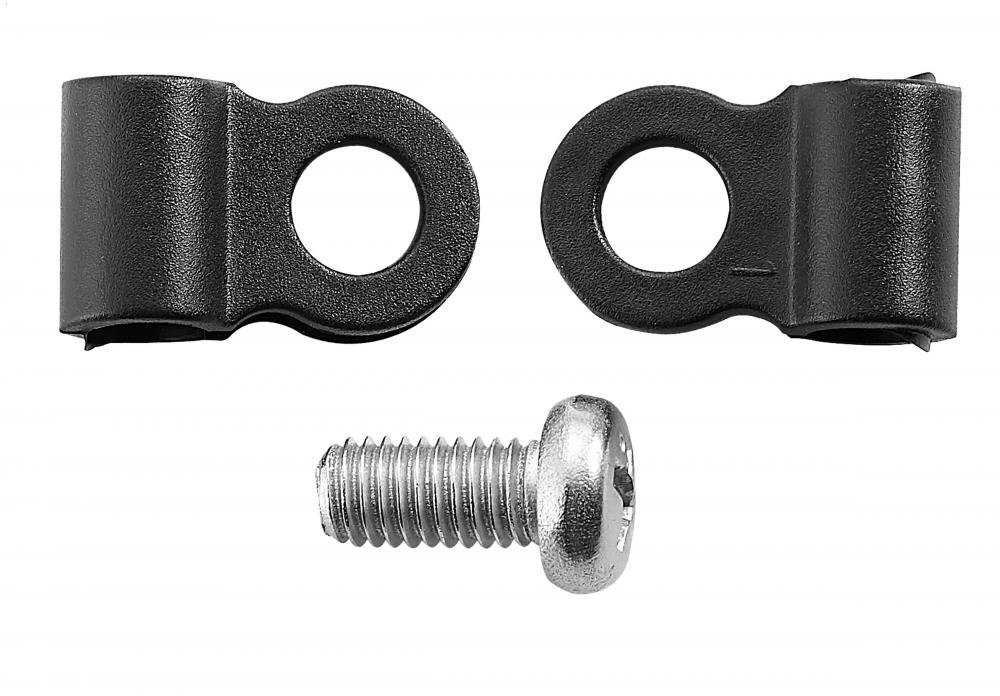 CBG BB Cable Guide 4mm/5mm - Tretlager Kabelführung zum Anschrauben mit Schrauben (2 Stück) - YF-W01