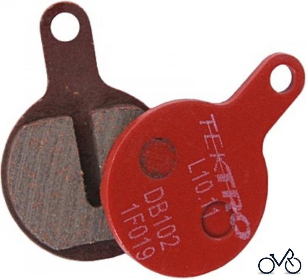 TEKTRO Lyra Bremsbeläge Disc Semi-Metallic Rot - Sport Bremsbeläge für Scheibenbremsen